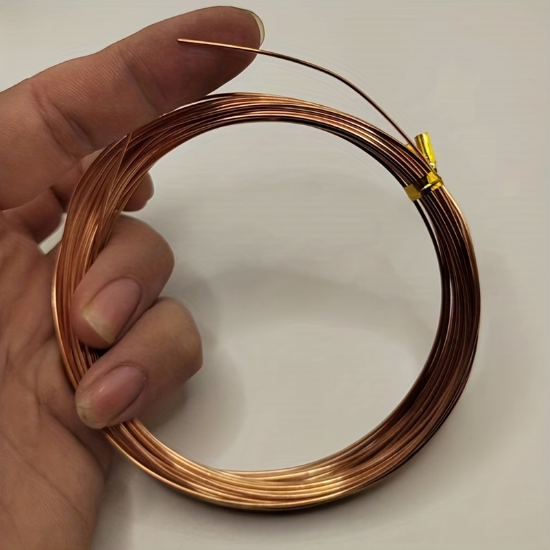 H65 Brass Wire Bare Solid Copper Wire, Wire Diameter: 1mm, Weight: 500g,  Length About: 75m,Has Plasticity.