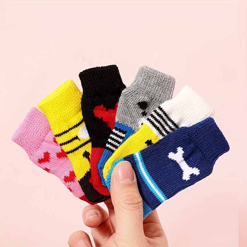 Pet Socks High quality Non slip Bottom Puppy Socks Dog Leg - Temu Canada