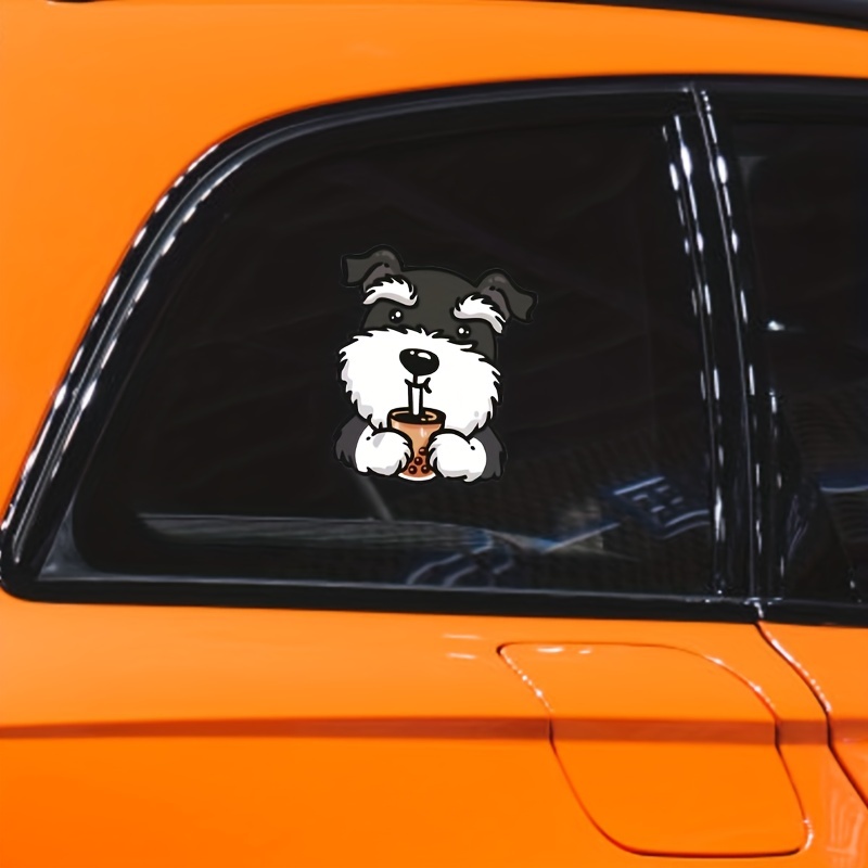 Schnauzer Car Sticker Dog Car Decal Schnauzer Decal Car Decoration Pet  Decal Schnauzer Decals Schnauzer Auto Schnauzer Decal Gift 195 