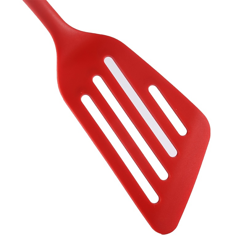 To encounter to encounter flexible silicone spatula set, nonstick rubber  slotted turner, pancake flippers, heat resistant silicone turner