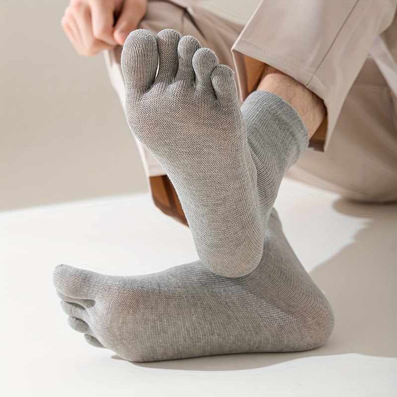 Men's Split Toe Tabi Socks Low Cut Five toe Novelty Anti - Temu