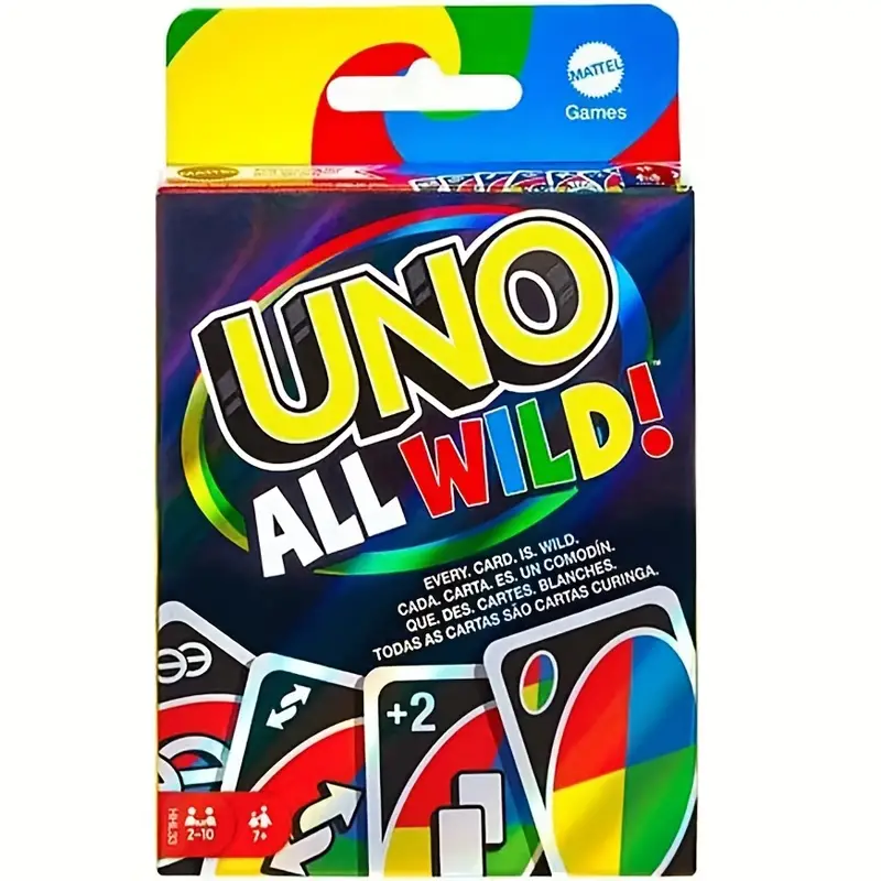 Jogos All Wild Card Game com 112 cartas, presente para crianças, famílias e  adultos noite de jogo para jogadores de 7 anos ou mais - Temu Portugal