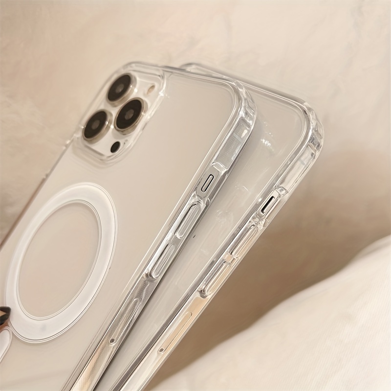 Transparent Square Clear Case Compatible for iPhone 14 13 12 11