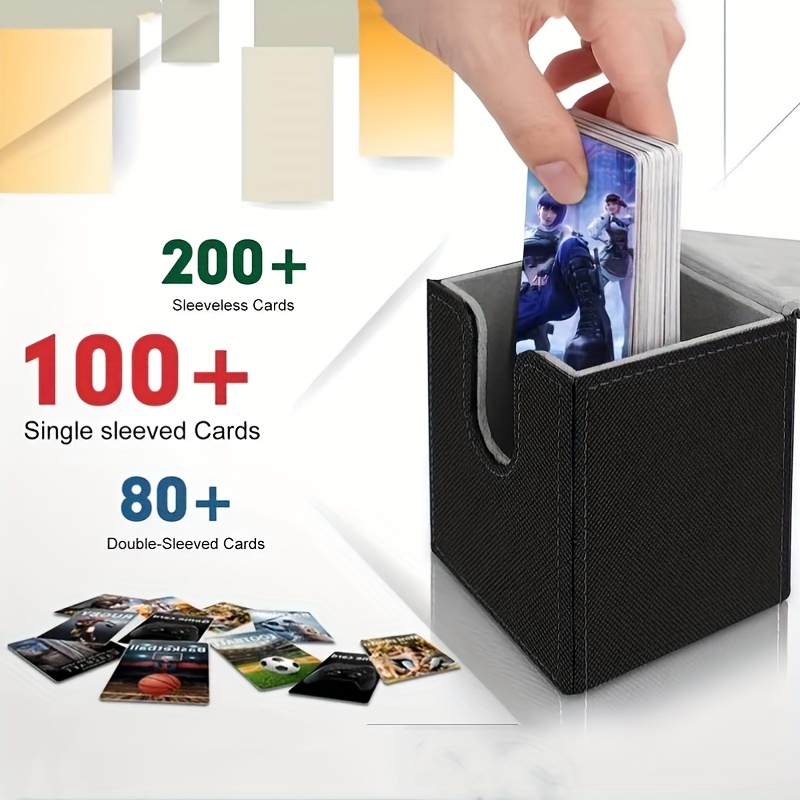 1pc Clear Plastic Storage Card Box, Playing Cards Container, Poker Game  Card Box For Board Games, Household Storage Organizer
