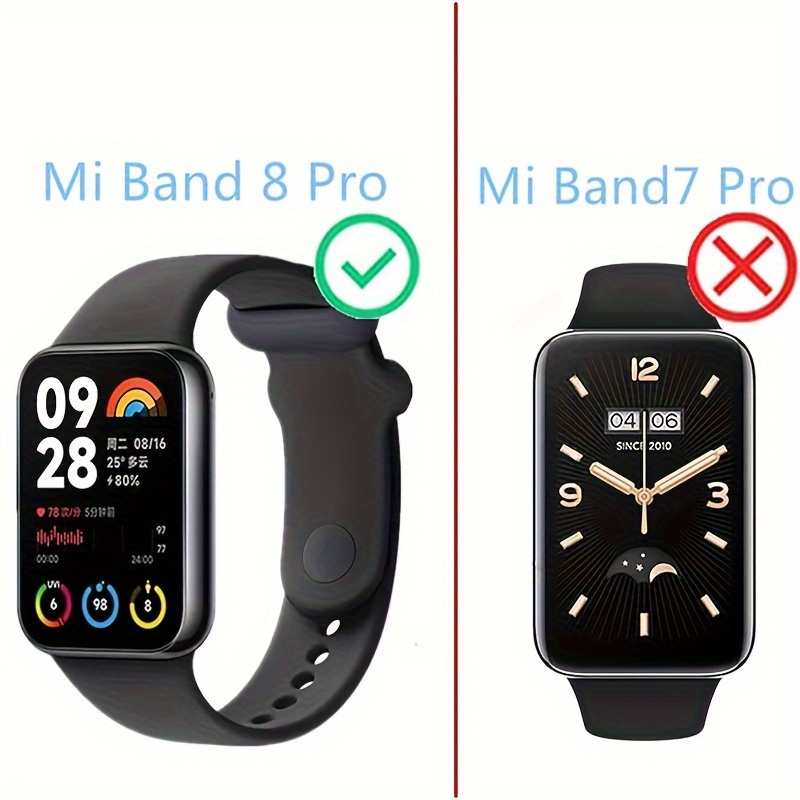 3D Curved Fit Full Screen Protector Film for Xiaomi Mi Band 8 7 Pro 6 5 4  Protective Film Not Glass for MiBand8 Mi Band8