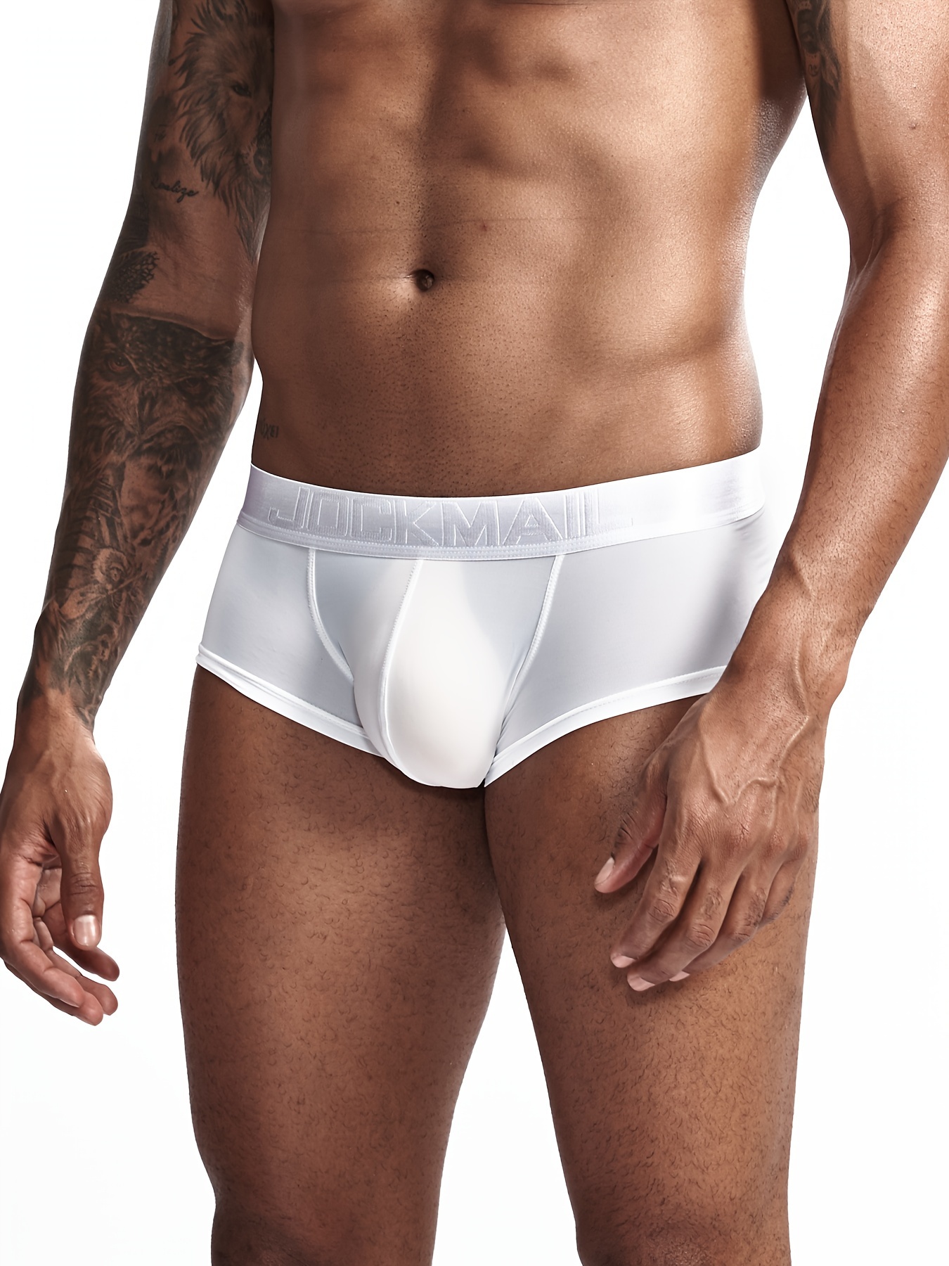 Men's Underwear Wide Waistband Striped Breathable Comfy Butt - Temu