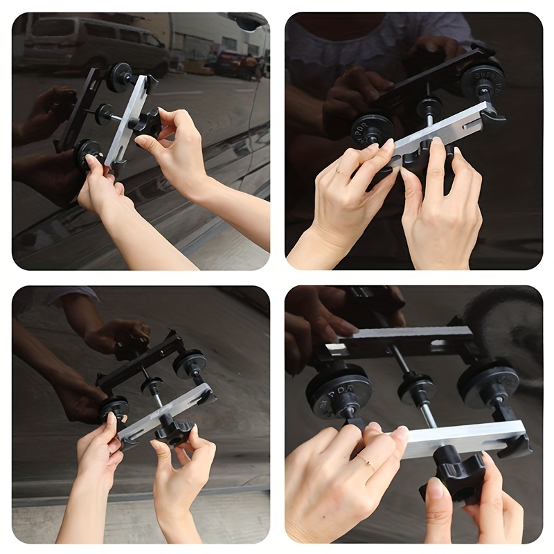 Ensemble d'outils de réparation de bosse de voiture Pièce de carrosserie  mécanique Tôle Slide Multiple Taille Ventouse-Pouvaille Kit Accessoires  automobiles
