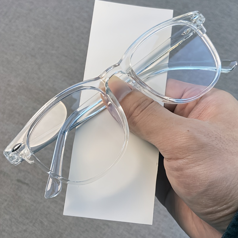 Blue Light Blocking Glasses Clear Lens Women Men Reduce Eye - Temu
