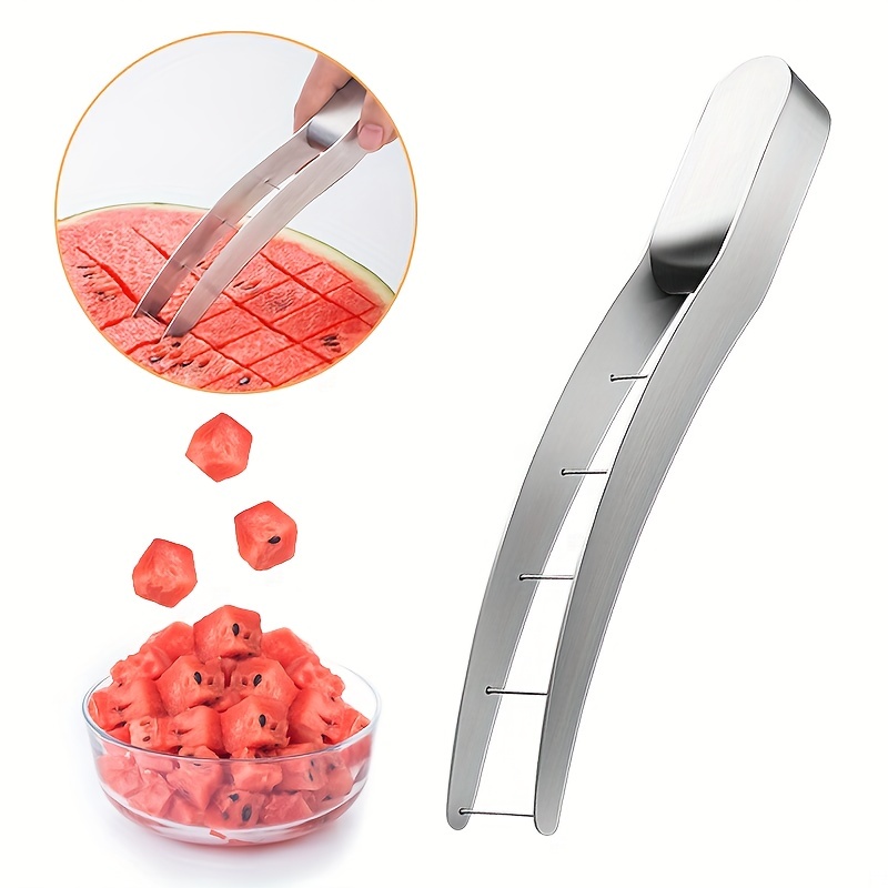 1pc 304 Stainless Steel Watermelon Slicer, Multifunctional And