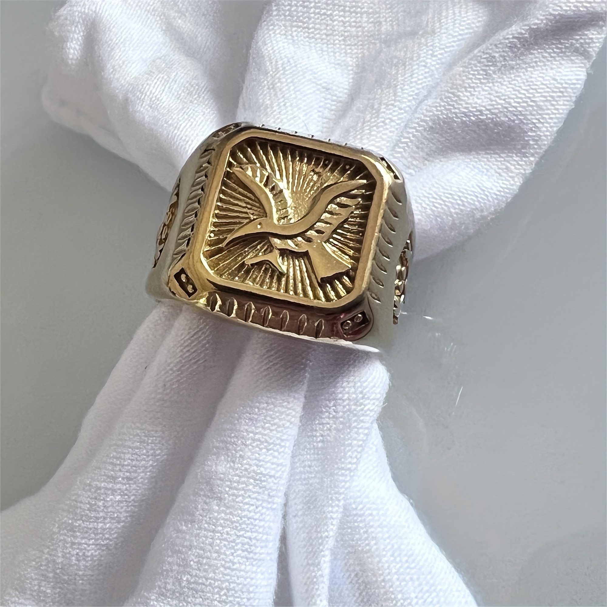 Men's Vintage Eagle Ring Stainless Steel