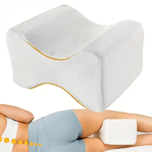 Leg Knee Memory Foam Pillow for Side Sleeper Back Hip Neck Knee Support