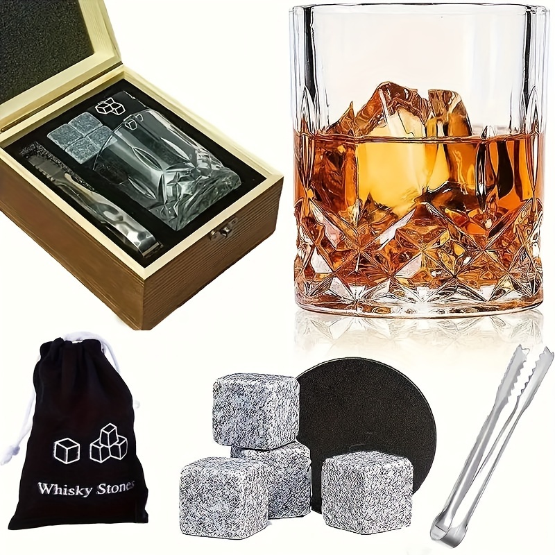 Regalos de cumpleaños para hombres, juego de regalos de piedras de whisky  para el día del padre, Navidad, el mejor regalo para hombres, papá, marido