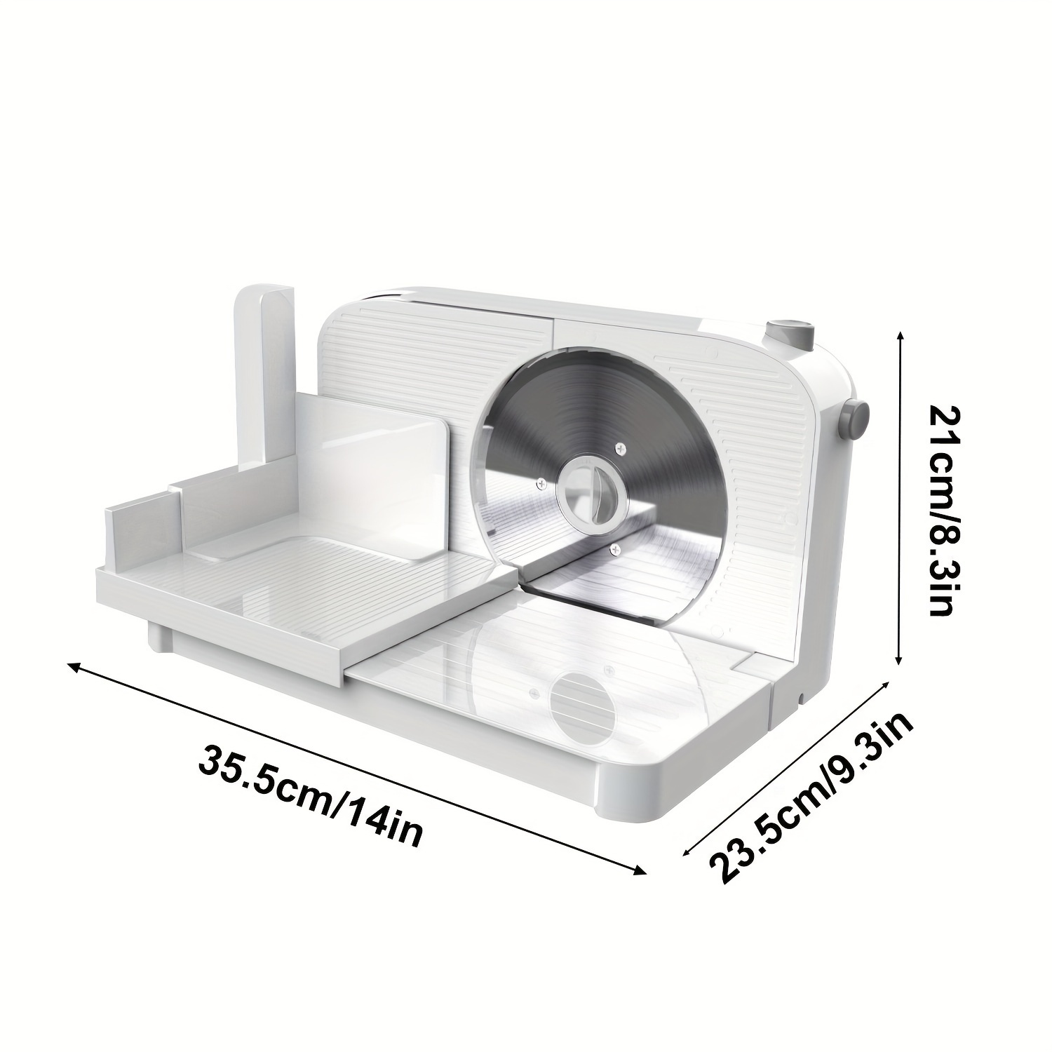 Electric Stainless Steel Slicer Adjustable Thickness Cutting - Temu