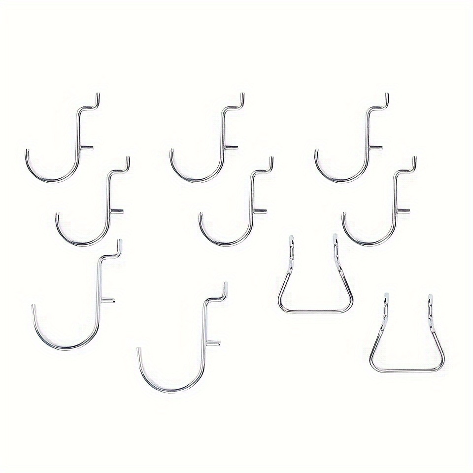 Pegboard Hooks Bins Peg Locks Organizing Various Tools 80 - Temu