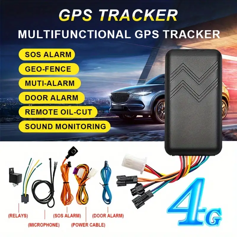 4G GPS TRACKER GT06 VOITURE GPS TRACKER VÉHICULE GPS TRACKER MOTO GPS  TRACKER GPS SUIVI SOS ALARME MONITEUR VOCAL ANDROID IOS APP