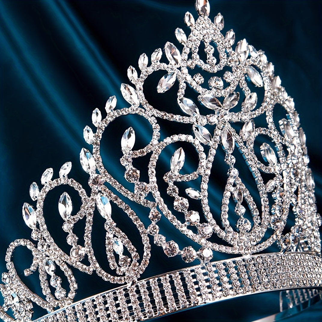 Rhinestone Crowns Adjustable Crown