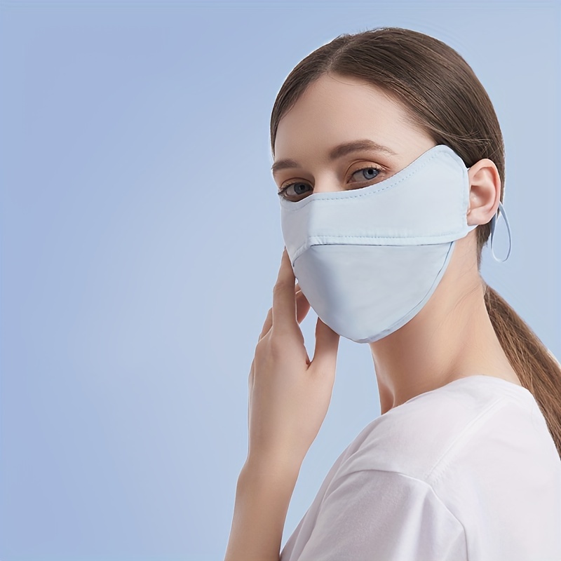 Solid Sunproof Mask Thin Breathable Reusable Face Covering