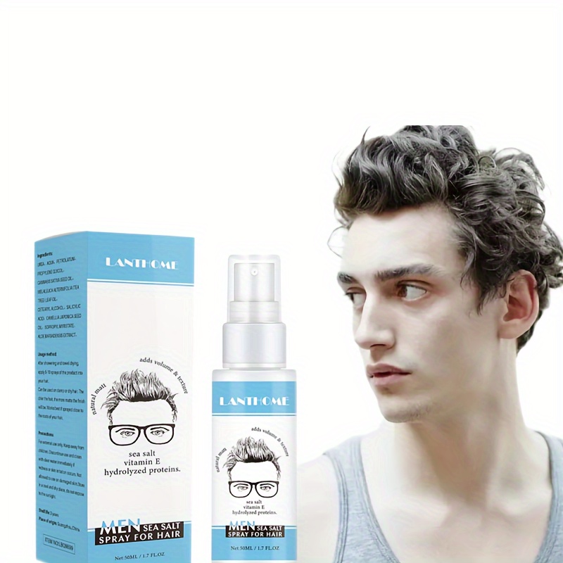 Natural Sea Salt Spray for Men's Hair