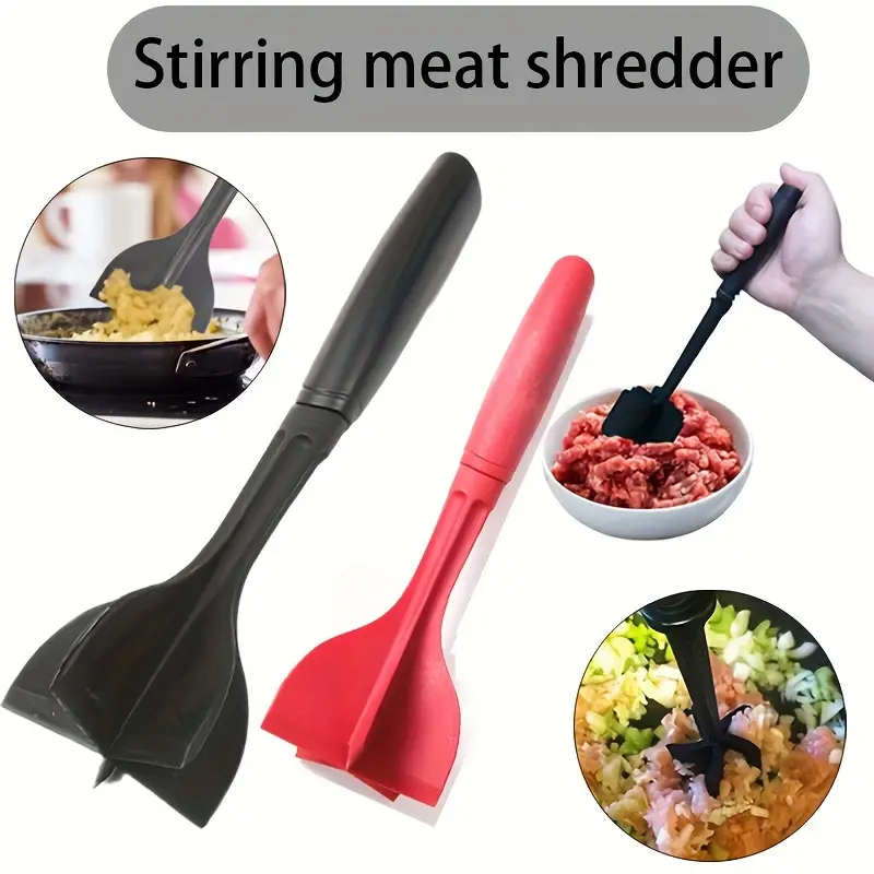 Meat Chopper Heat Resistant Meat Masher For Hamburger Meat - Temu