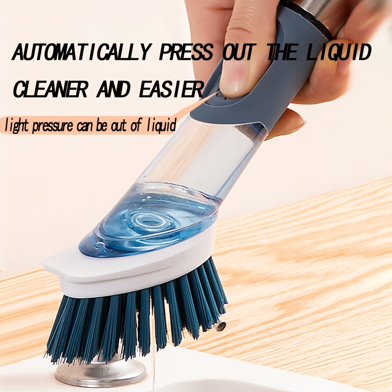 Dish Brush With Soap Dispenser For Dishes Pot Pan Sink Scrubbing, Dishwashing  Brush That Won't Wet Your Hands(11in X 5in X 4in) For Commercial Cleaning  Services/shops, Free Shipping For New Users
