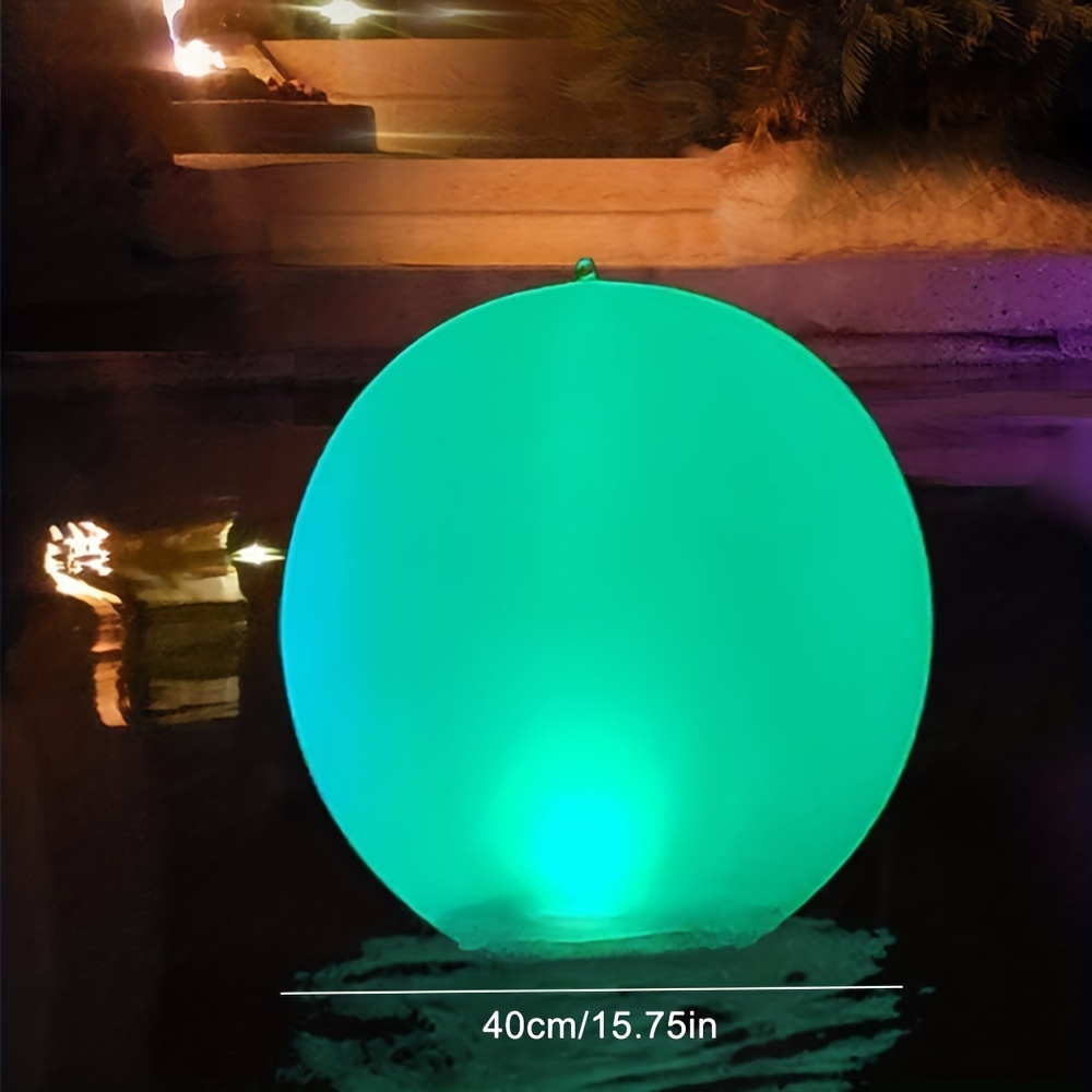 2 lumières de piscine flottantes LED 20CM, lampe flottante étanche