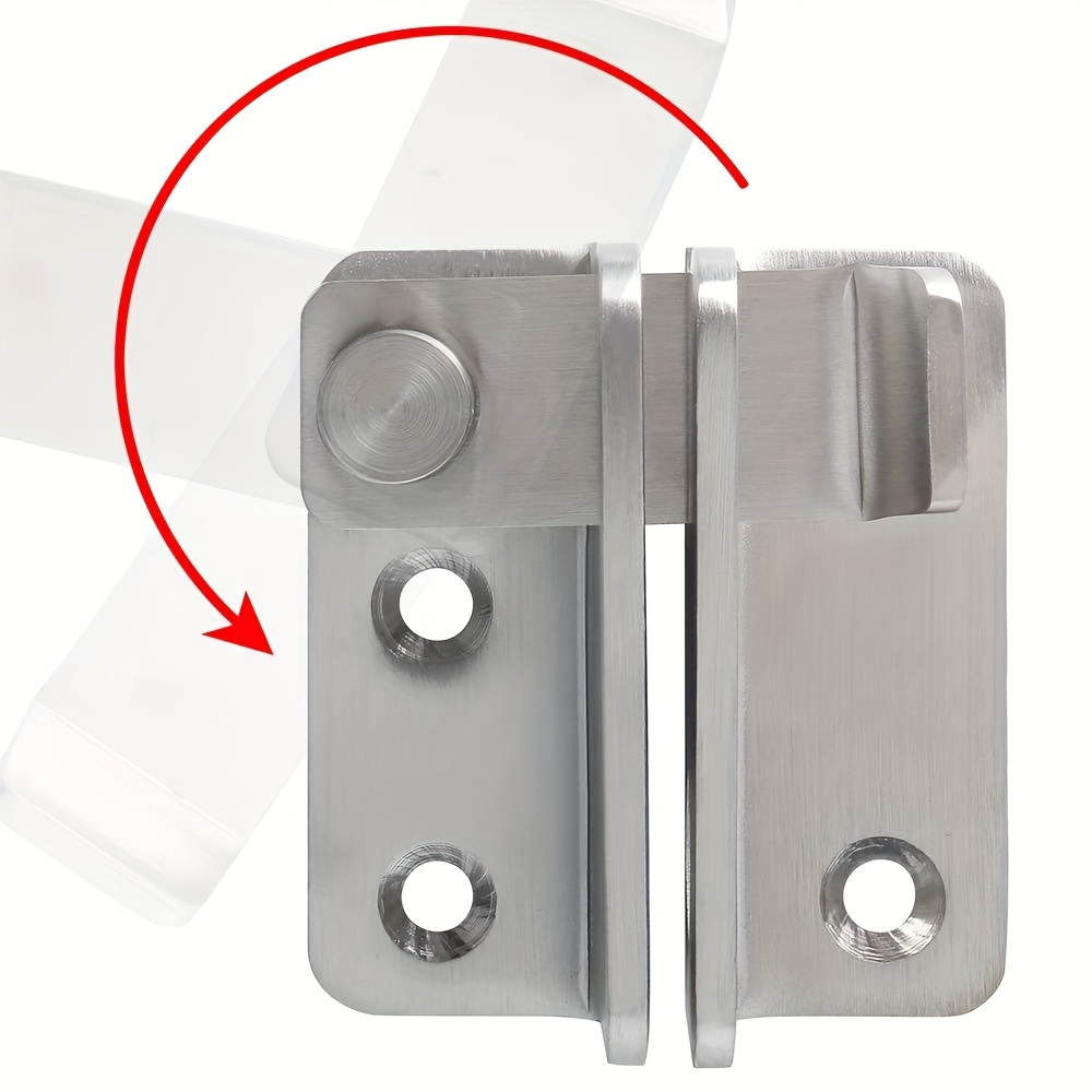 Stainless Steel Toilet Door Lock, Home Security Locks Doors