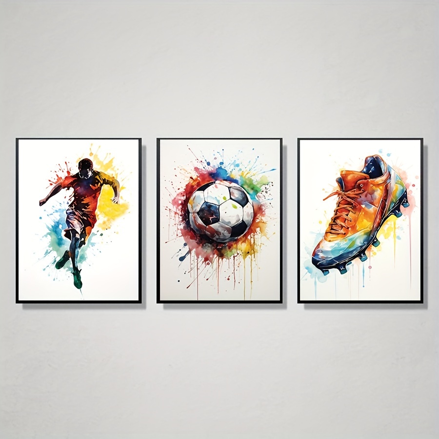 Cristiano Ronaldo poster Football canvas Bedroom living room