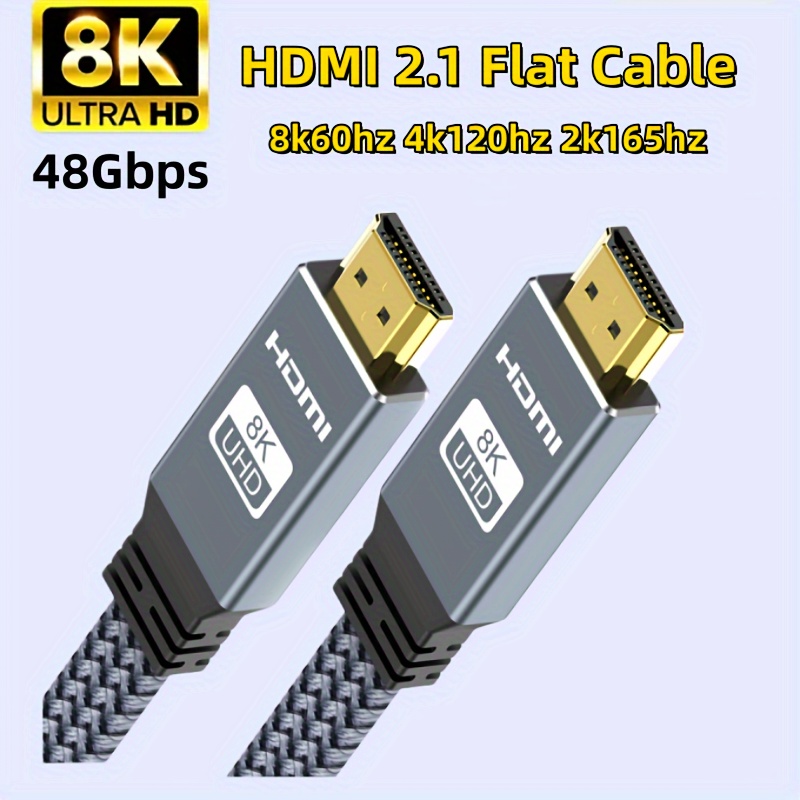 3M HDMI 2.1 Cable 48Gbps| 8K Ultra High Speed 8K 60Hz 4K 120Hz UHD HDCP 2.2  eARC