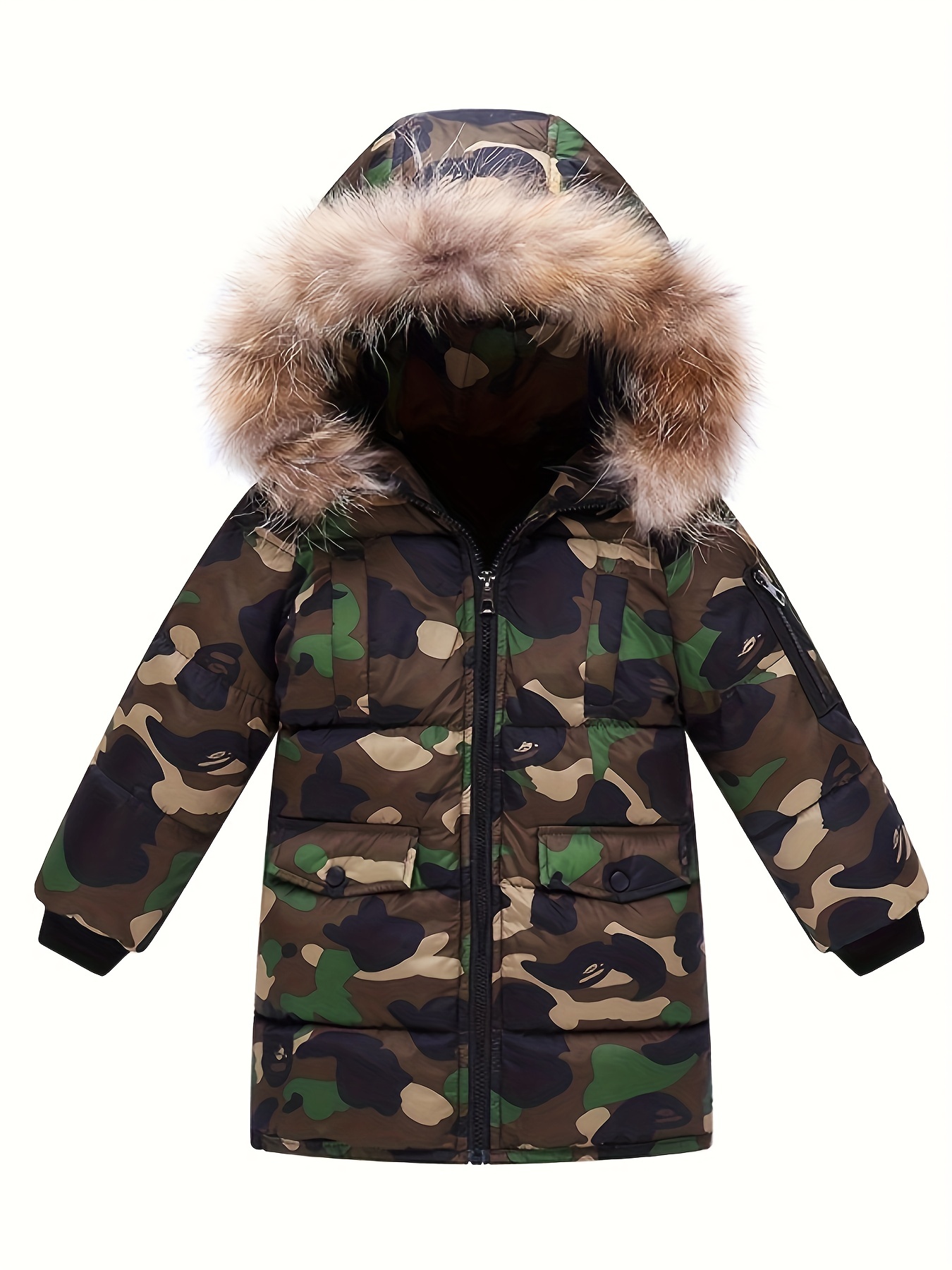 Camouflage boys hot sale coat