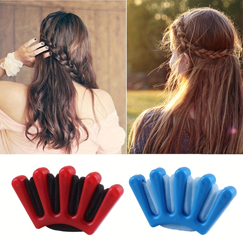 Attractive French Hair Braiding Tool With Sponge And Hold - Temu