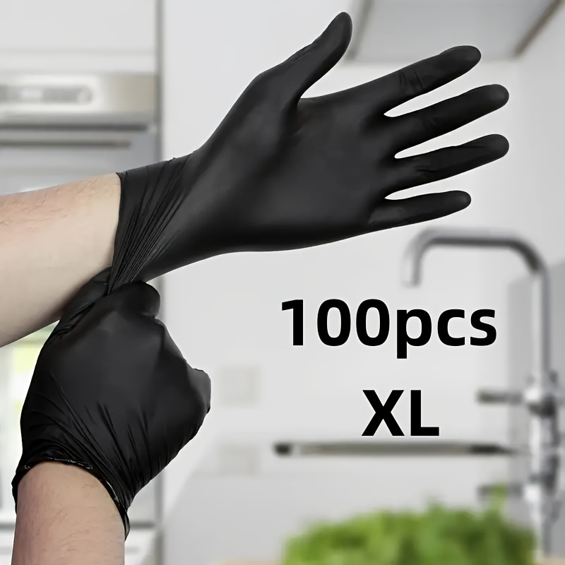Breeze-100pcs gants en nitrile multifonctions jetables gants cosmétique  médicaux tatouage salon M - Latulipe