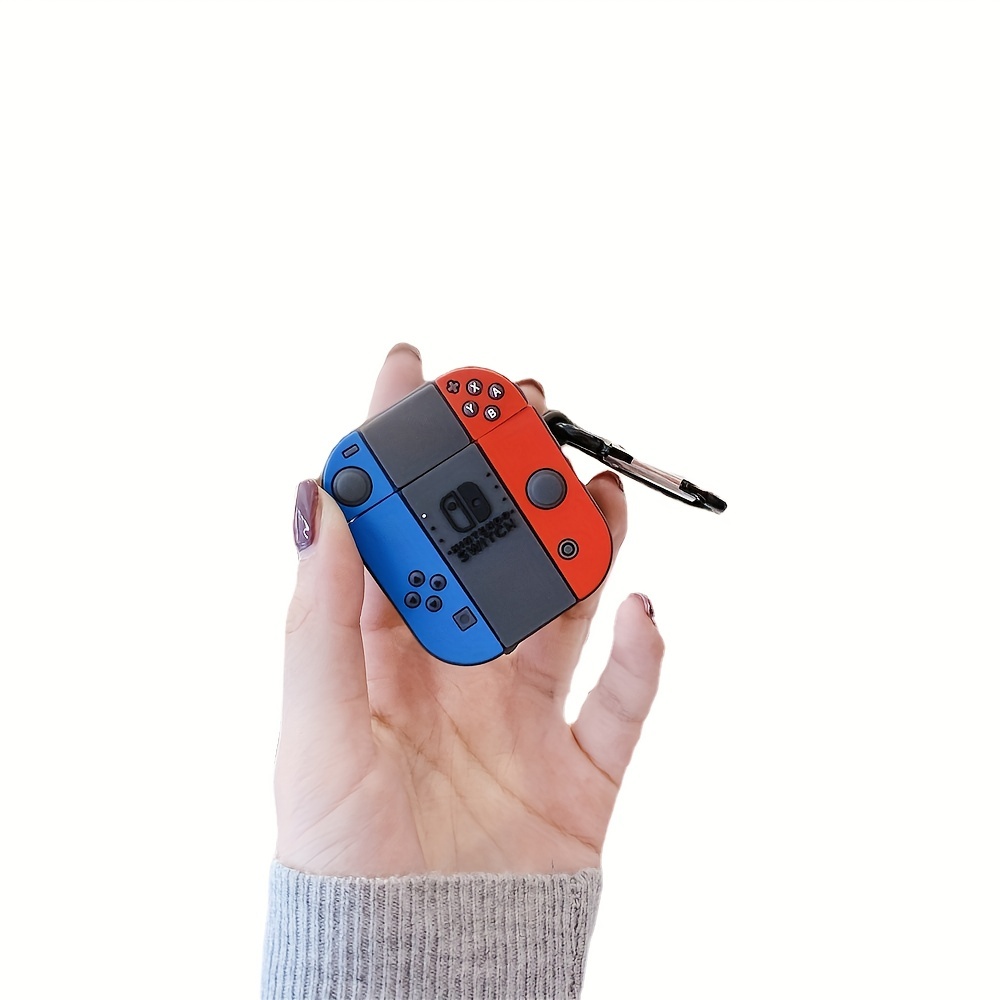 Funda para Switch compatible con Airpods, funda de silicona duradera para  controlador de juegos, diseño divertido para Airpods 2/1 funda de carga