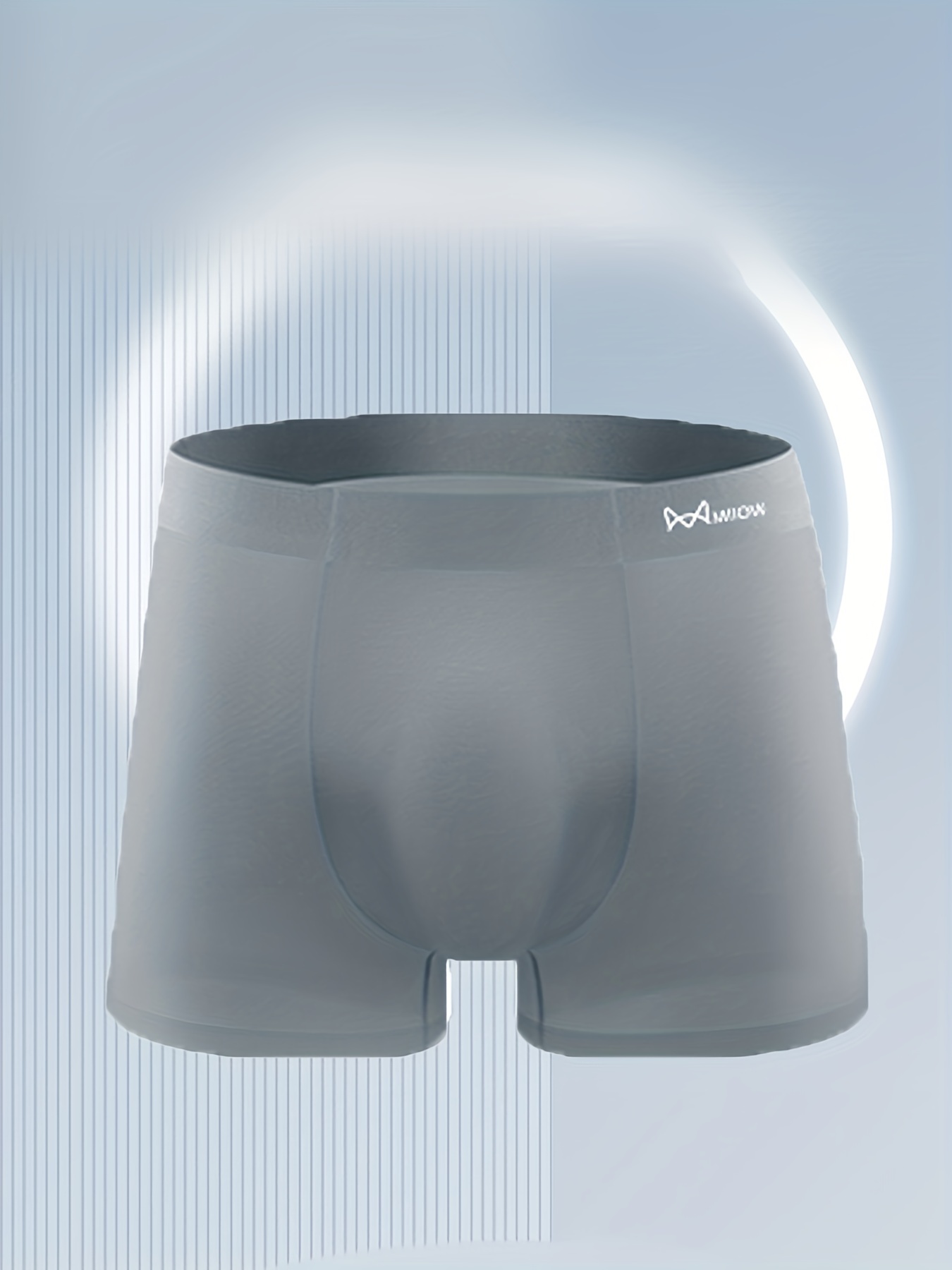 Men's Underwear Sexy Low Waist Boxer Briefs Ice Silk Cool - Temu