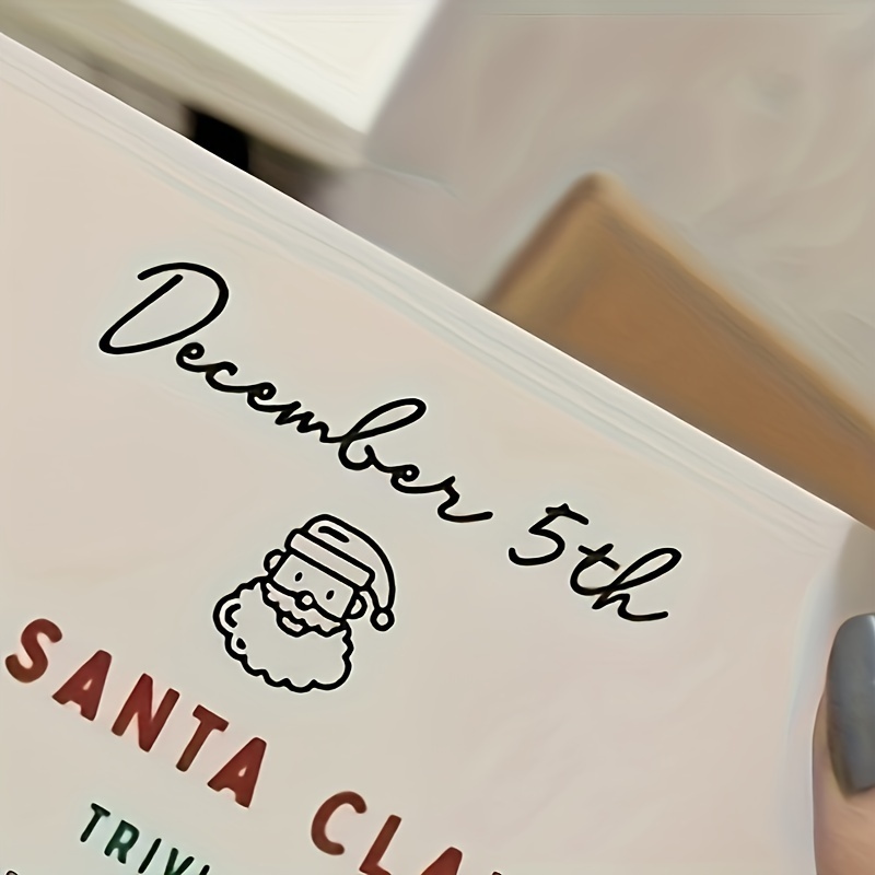 Twenty four Days Christmas Card Set Christmas Advent - Temu