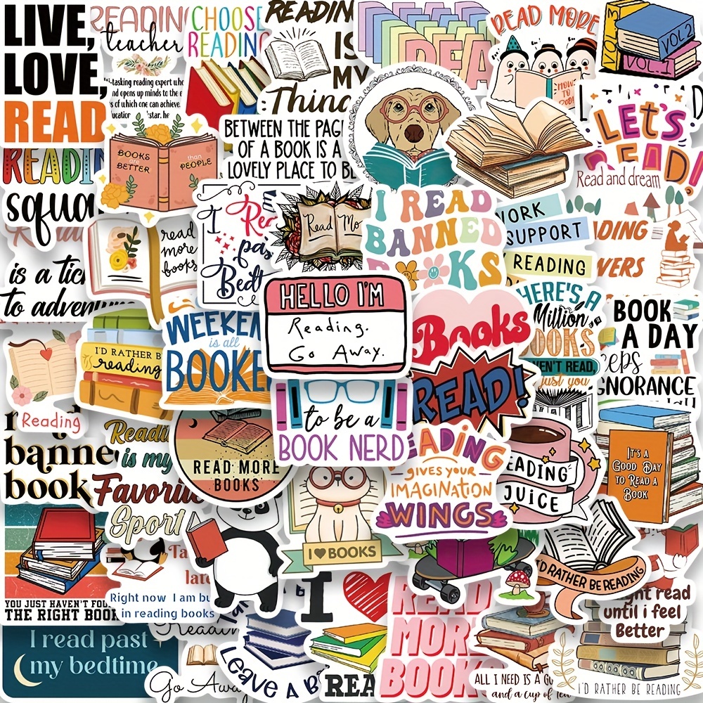 Writer Stickers Writing Stickers Literature Stickers - Temu