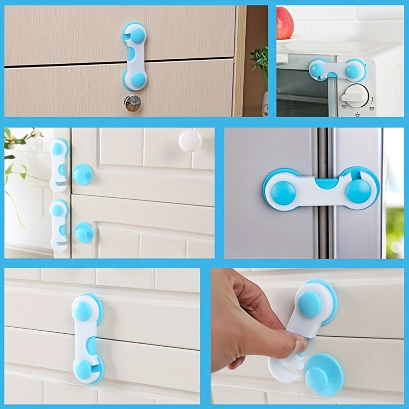 5Pcs Child Safety Locks Baby Safety Lock Transparent Child Safety Cupboard  Door Lock for Fridge Cabinets Drawers Toilet Easy Install No Tools Needed -  Yahoo Shopping