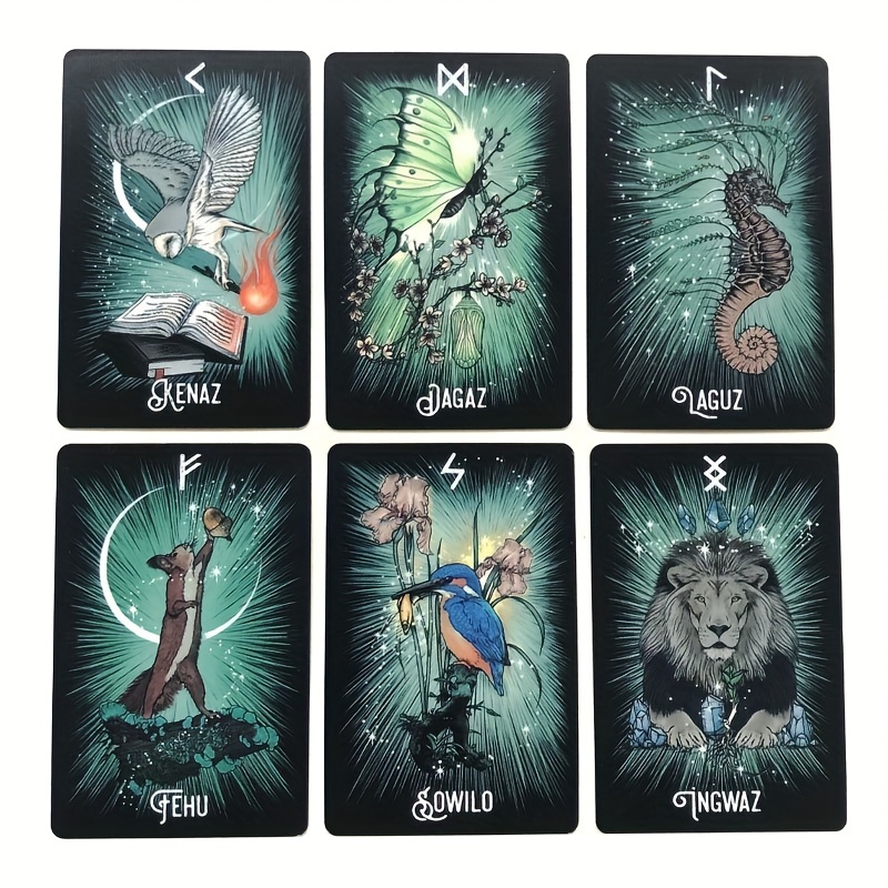 Baraja de oráculo mágico, Tarot, entretenimiento, familia, amigos, fiestas,  juego de mesa, 45 cartas Fivean unisex