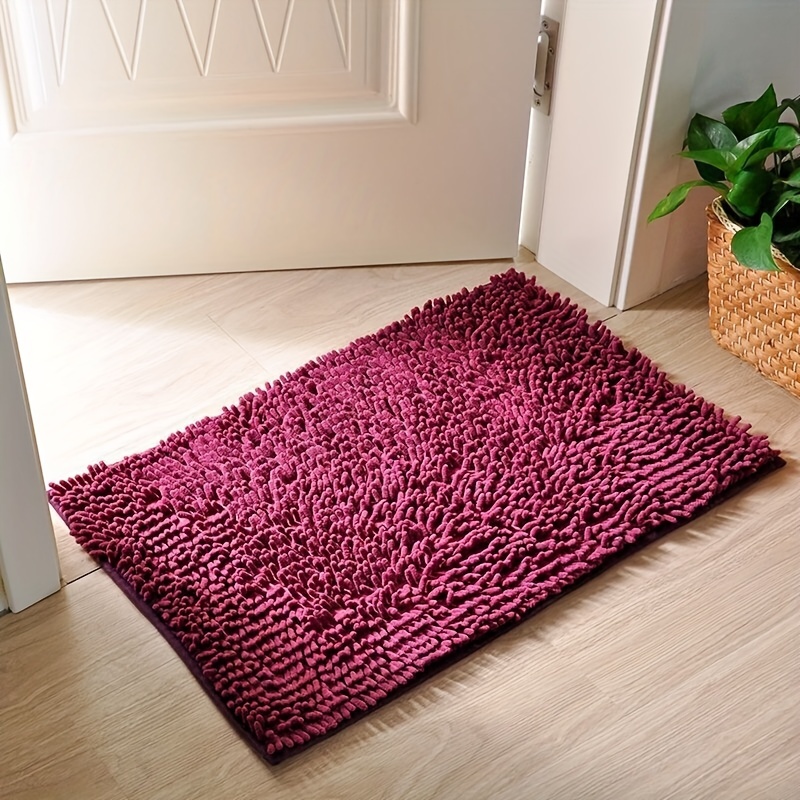 Solid Color Door Mat Simple Rug Minimalist Area Rug Non slip - Temu