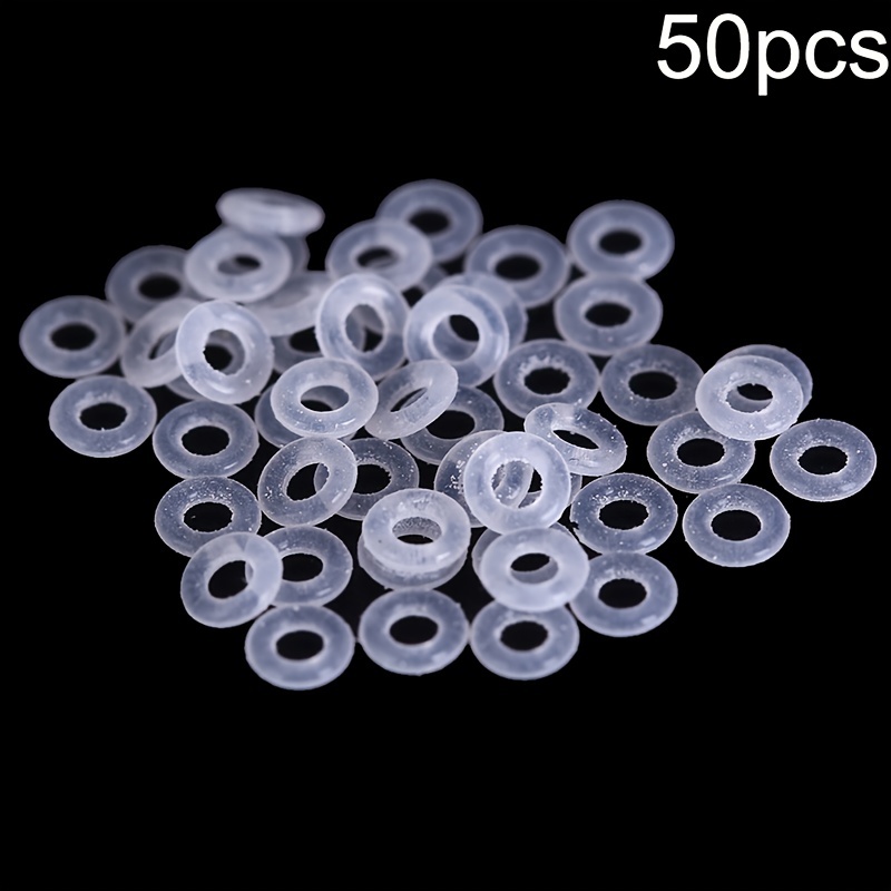 60//40/20pcs Juego Surtido Arandelas Goma Anillos Negros - Temu