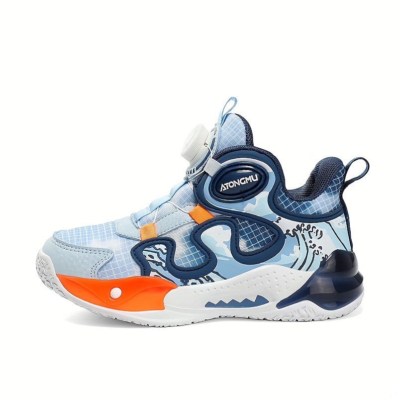 Cool Stylish Basketball Shoes Boys Kids Teenagers Breathable - Temu