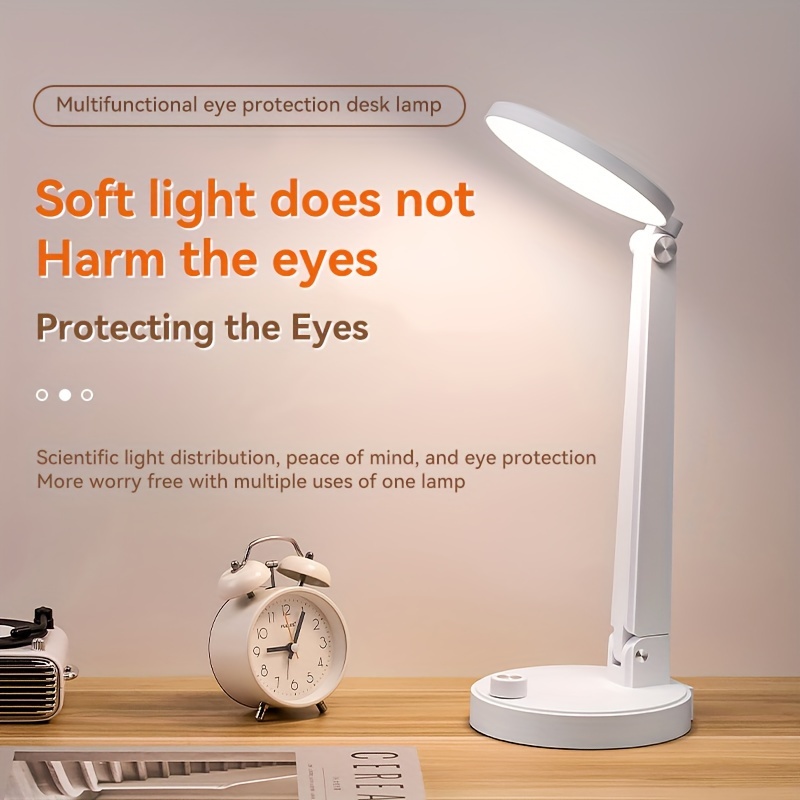 Lámpara de escritorio LED para oficina y hogar - Lámpara de arquitecto con  abrazadera,Monitor de computadora de pantalla dual Cuello de cisne Luz