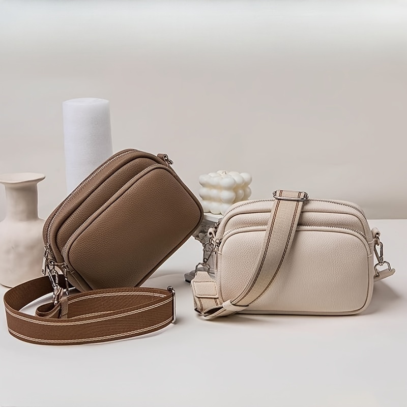 Mini Vintage Crossbody Bag, Double Layer Shoulder Bag, Women's Fashion  Handbag & Phone Purse - Temu