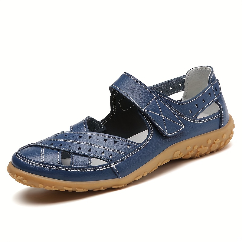 Sandalias Verano Casuales Mujer Zapatos Huecos Color S lido Temu