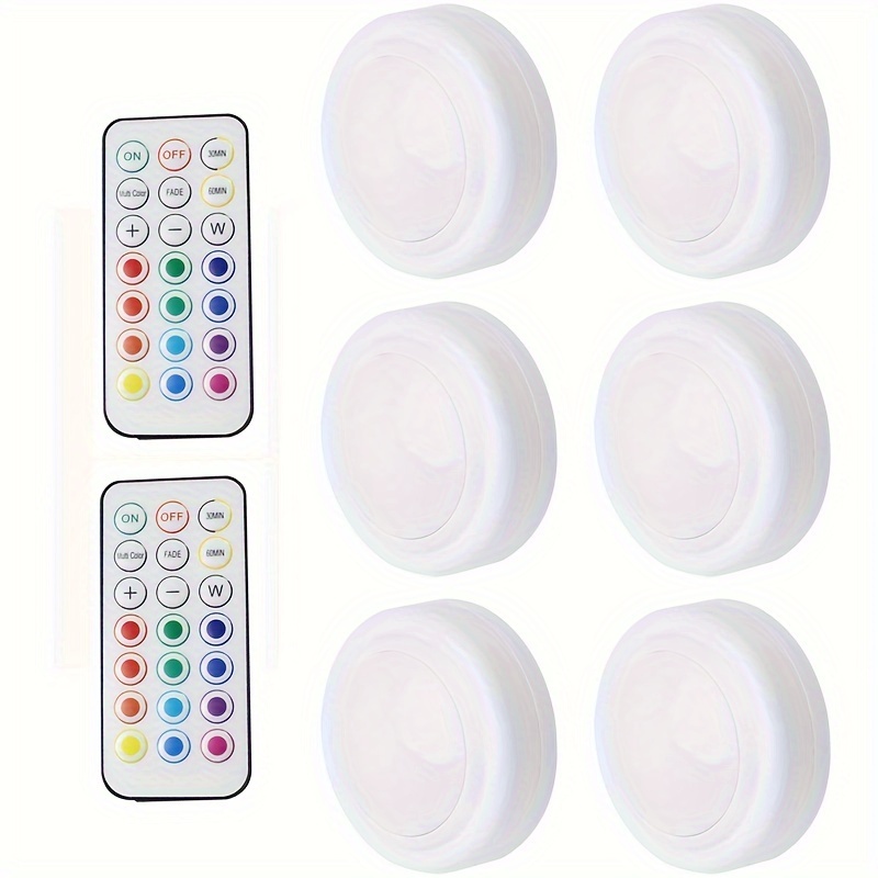 Led puck light led lights deals battery operated with remote control