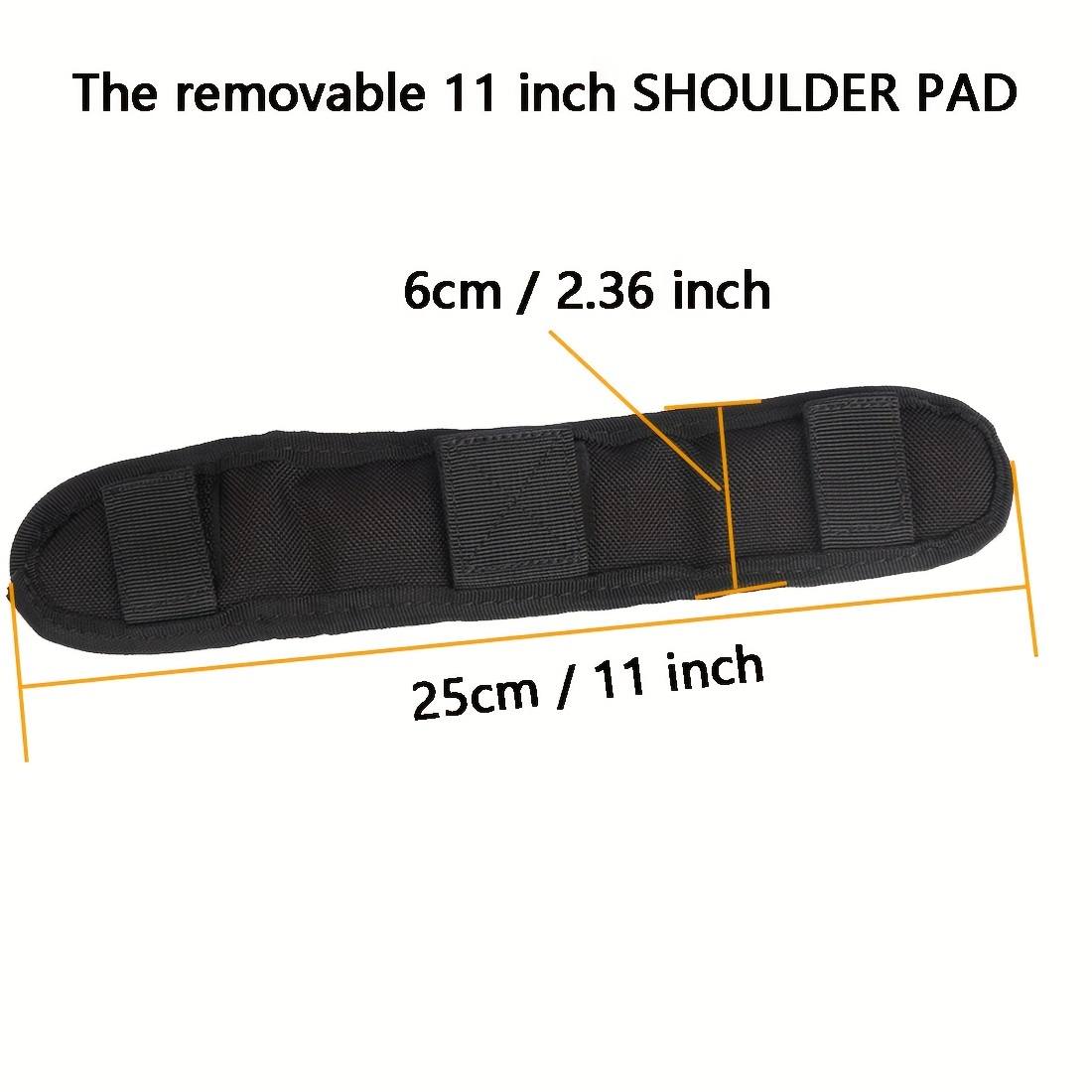 Detachable Shoulder Strap Pad Bag Shoulder Pad Rifle Sling Pad for