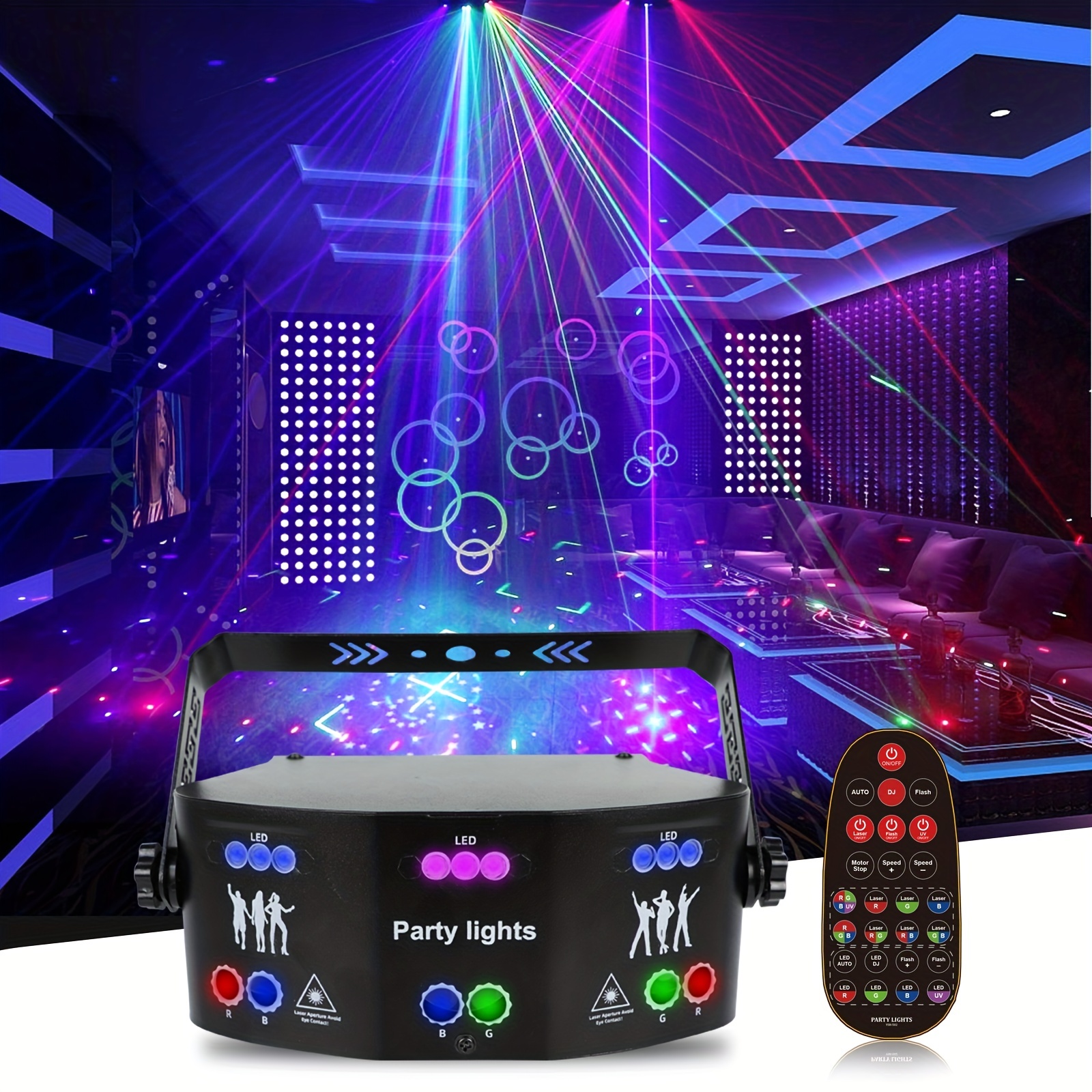 Projecteur Partie Lumière DJ Danse Disco Bar Salle Familiale De