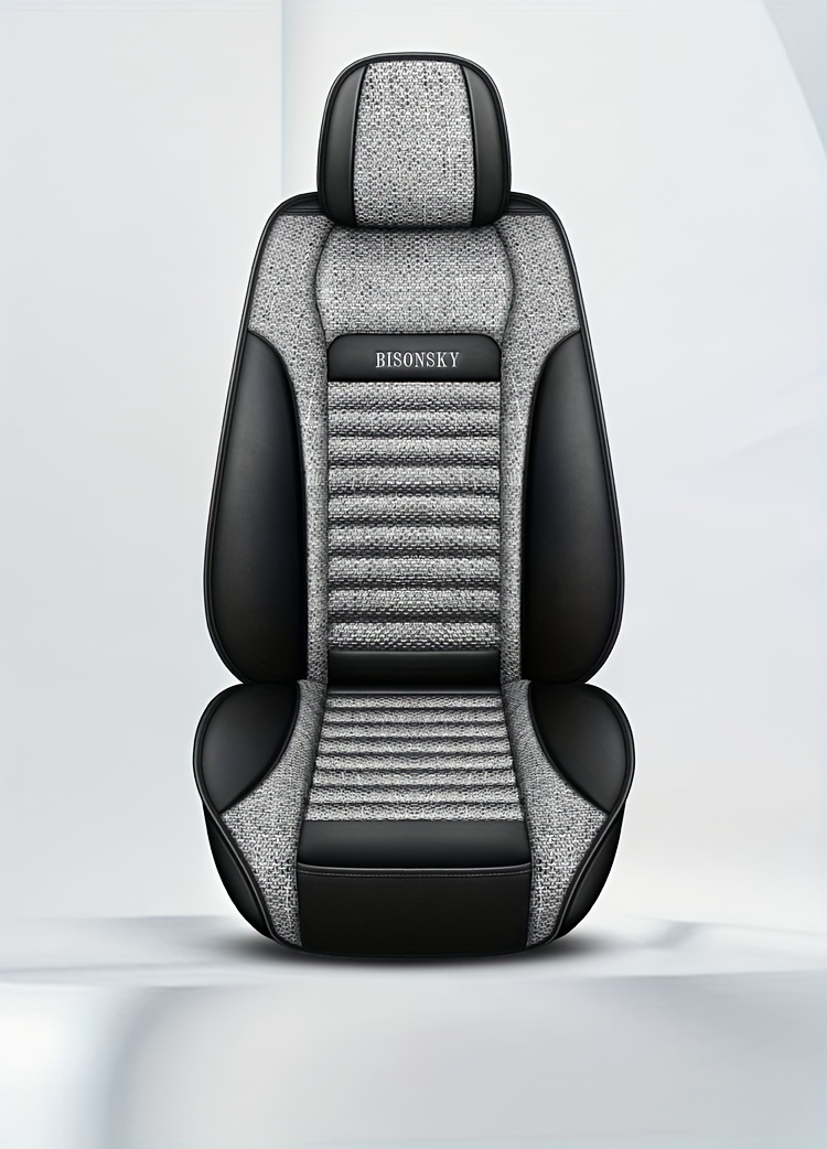built in Buckwheat Shell) Faux Leather +linen Car Seat - Temu
