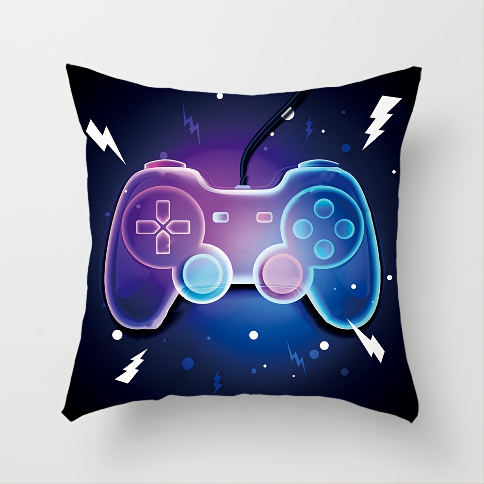 Cartoon Gamer Ultra Soft Pillowcase, Sofa Bedroom Cushion Cover