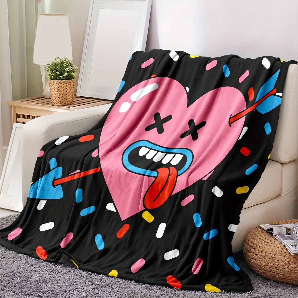 Cosy Plüsch Decke - Weiche Fleecedecke Für Sofa & Bett 60x50 Zoll