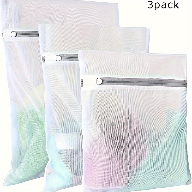 6pcs/set Washing Guard Bags Kit: Fine Mesh Bra Laundry Bag With Honeycomb  Mesh For Clothes, Pants, Lingerie, Sock & More!